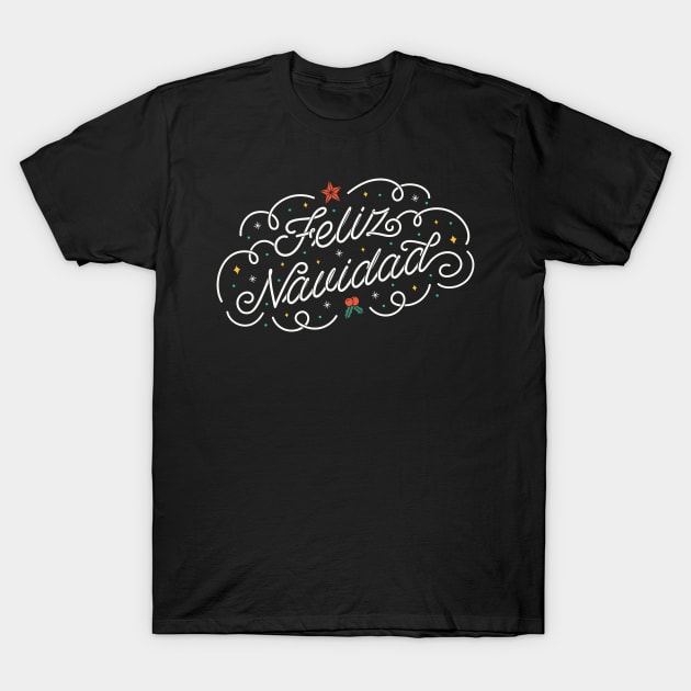 Feliz Navidad T-Shirt by JayD World